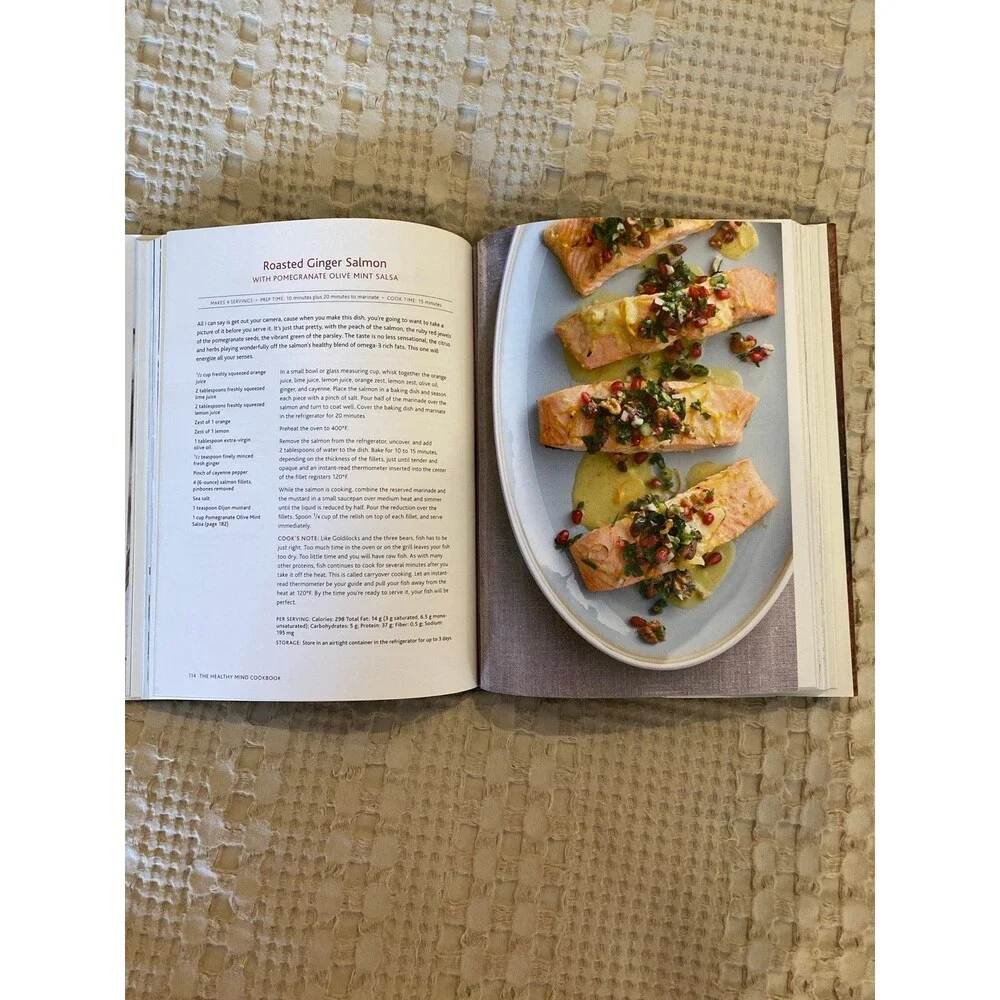 The Healthy Mind Cookbook Enhance Brain, Mood Memory Rebecca‎ Katz Recipe Photos